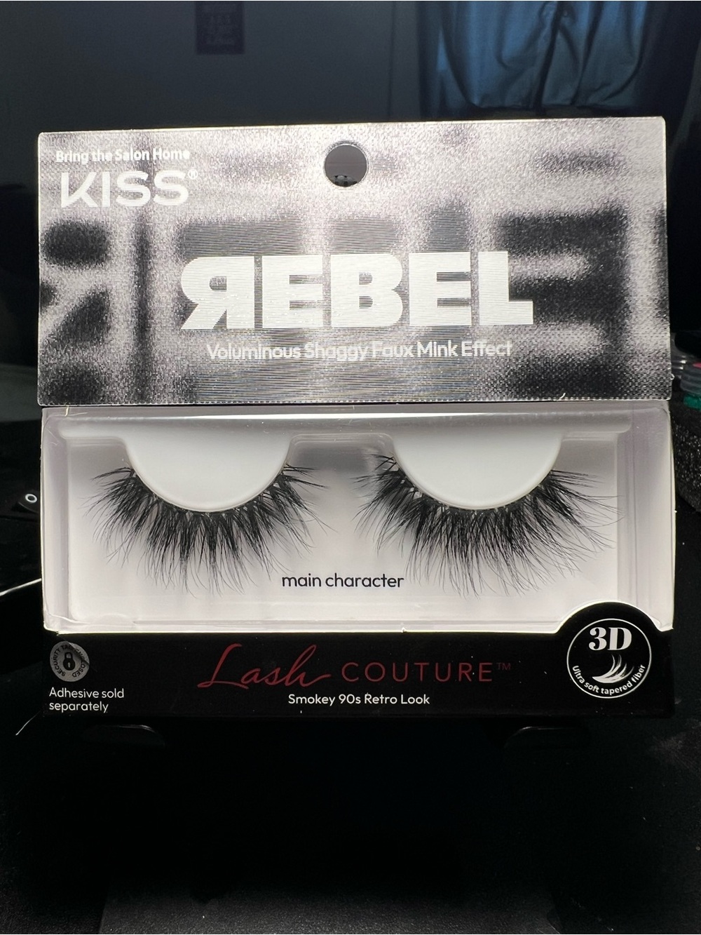 Kiss Rebel Lash Couture False Lashes - Main Character (Black)